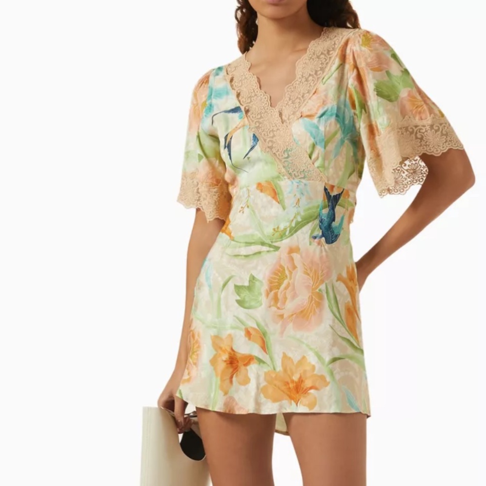 Spell painter’s garden micro mini dress